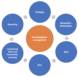 Nachhaltigkeitsmanagement - Grafische Darstellung